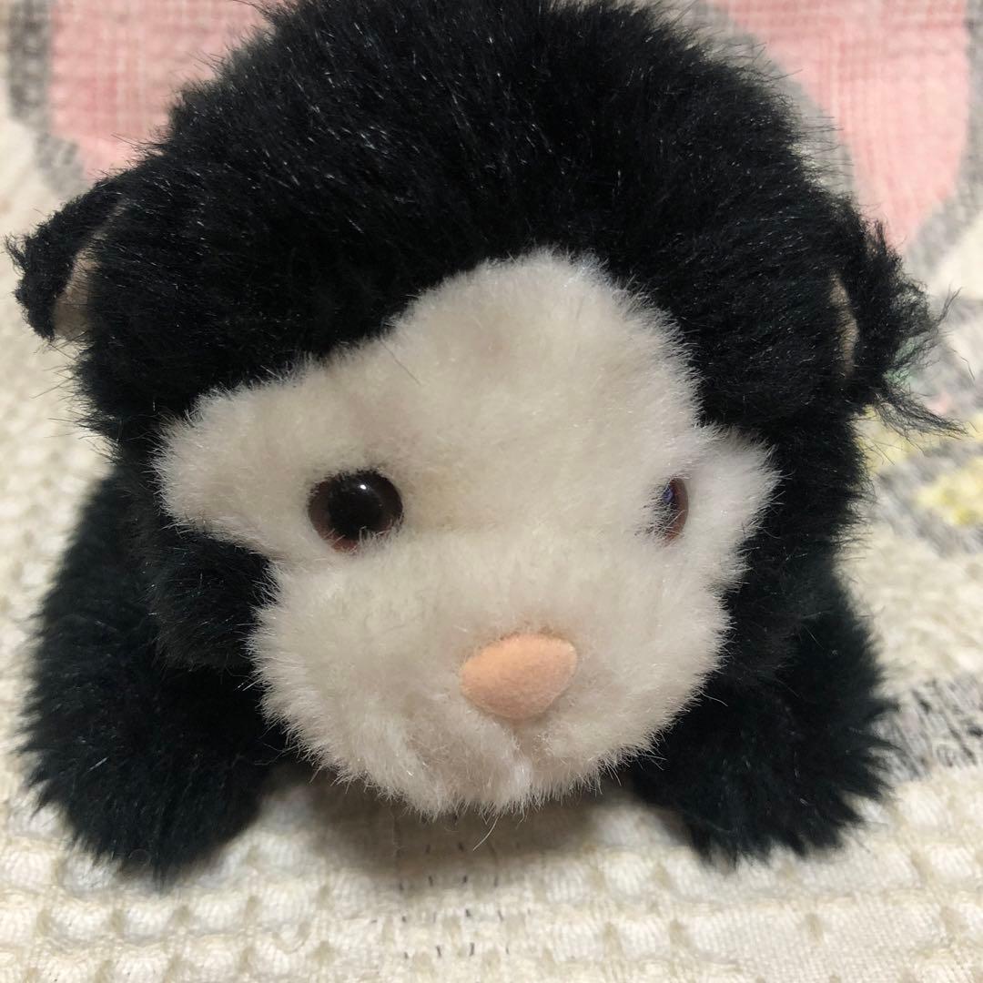 モンスイユ　黒猫　ぬいぐるみ　日本製　中古品