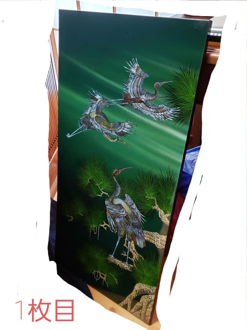 迫力有る精密アート作品。表面クリアー塗装仕上