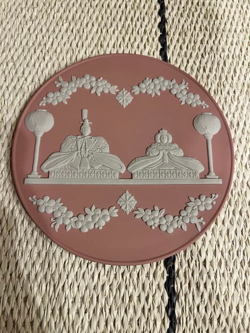 ウェッジウッド　ジャスパー　雛ドールプレート　リトルサムライプレート