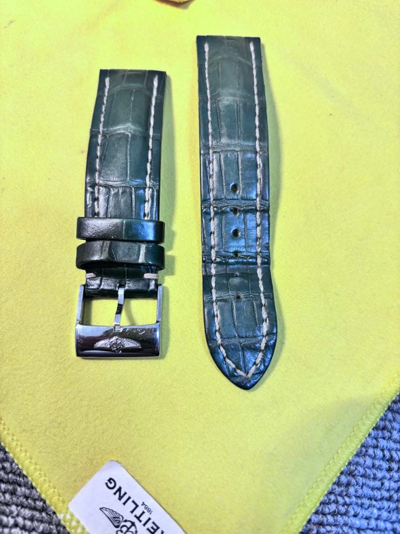 【純正】Breitling ラバーベルトとクロコベルトセット 22-20mm