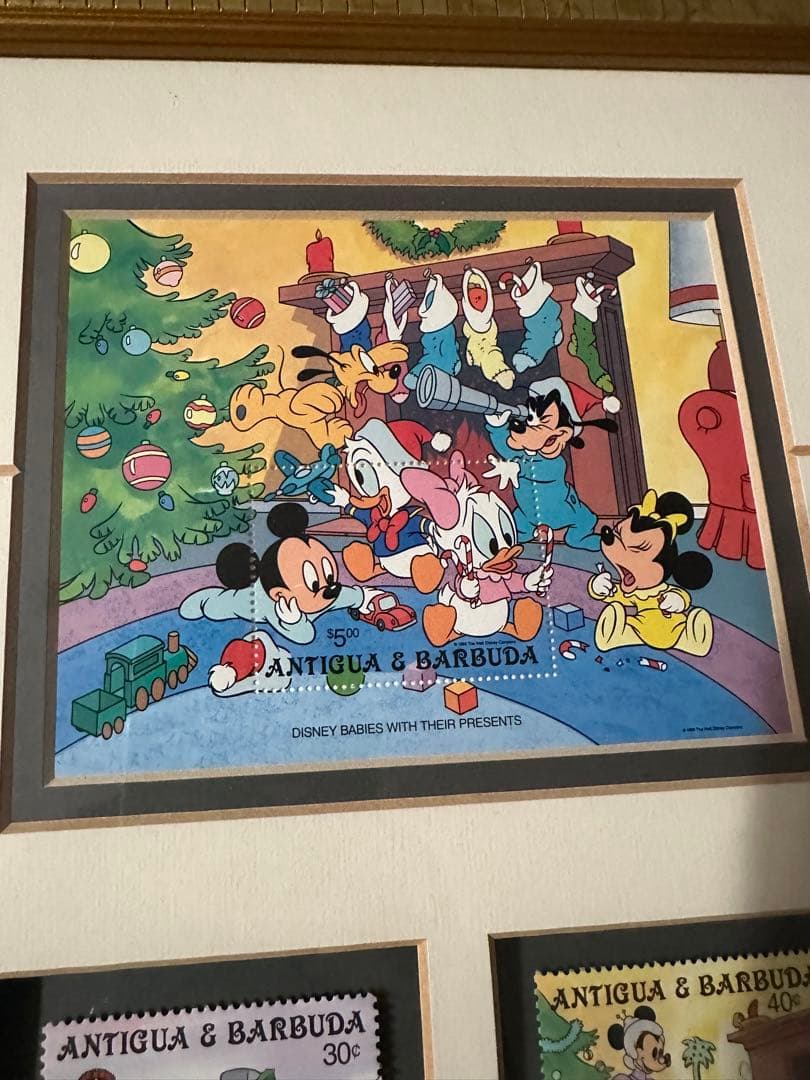 限定品ディズニー☆Authentic Postage Stanp