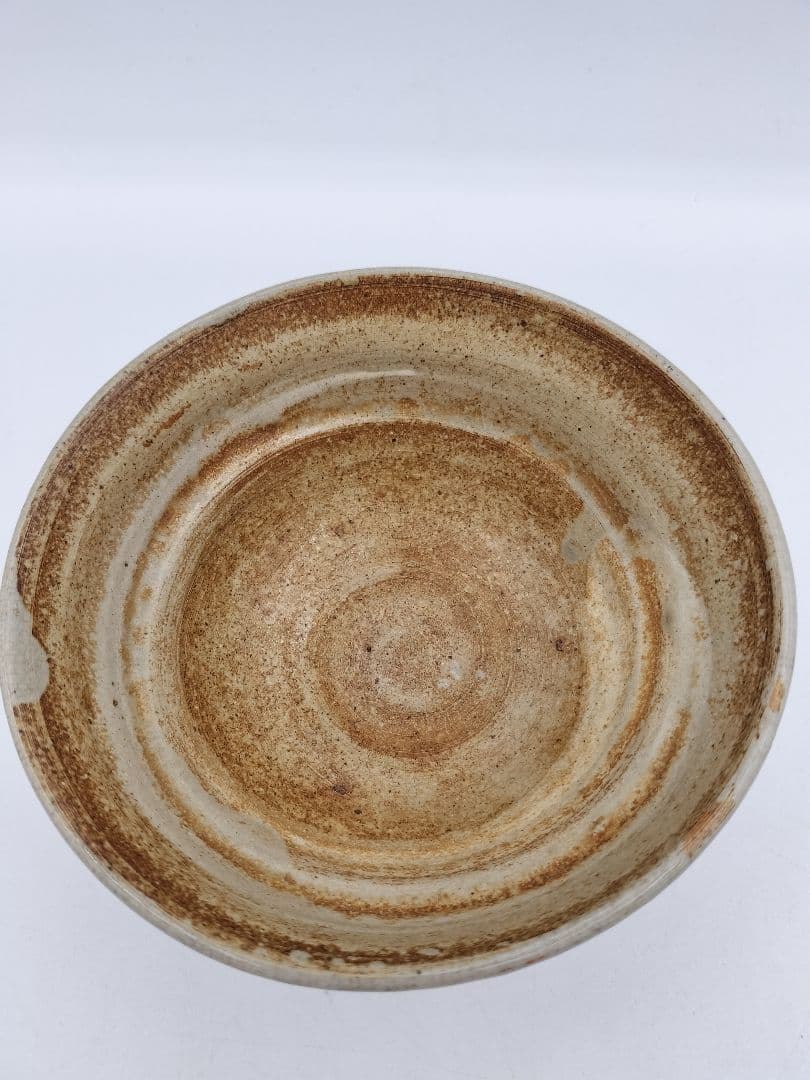 c392　茶碗 出雲楽山焼 10代長岡空處 木箱 茶道具　古物