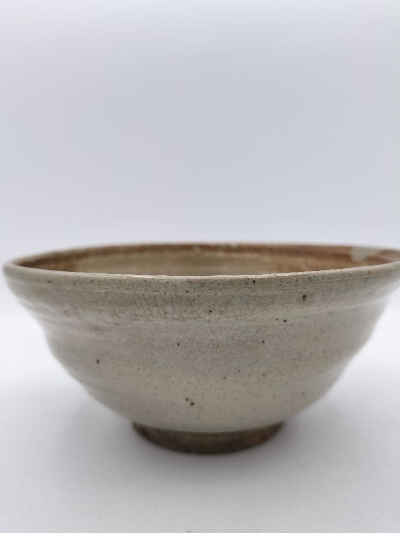 c392　茶碗 出雲楽山焼 10代長岡空處 木箱 茶道具　古物