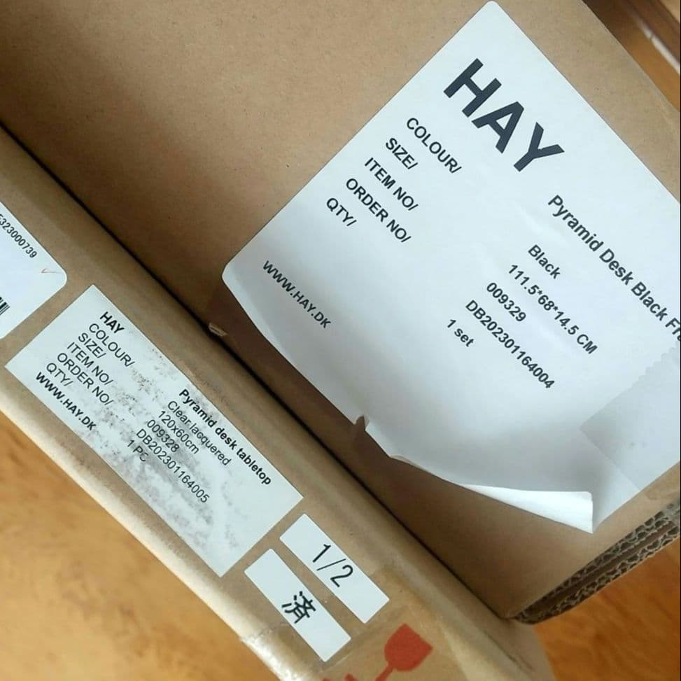 ^_^ ヘイ ピラミッドデスク HAY PYRAMID DESK 新品