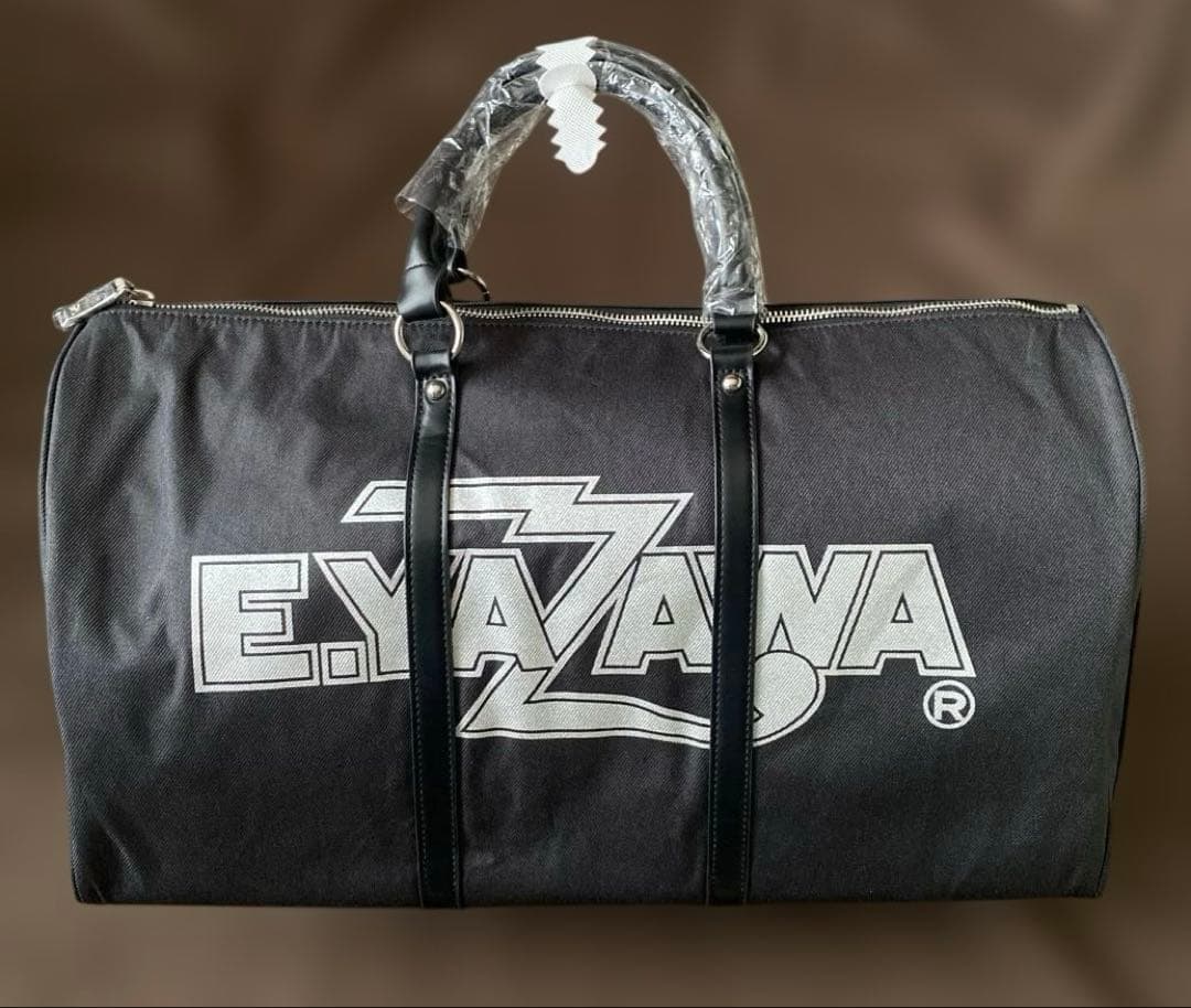 希少！矢沢永吉 ★ E.YAZAWAボストンバック ( ロゴ + 羽ロゴ )