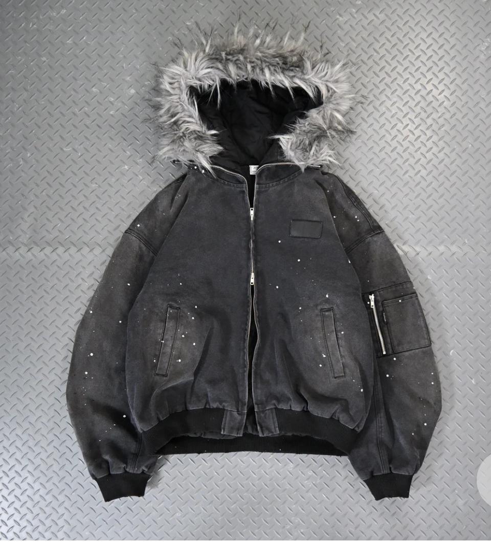 L2205　ウォッシュドファージャケットM　地底人ONLINE