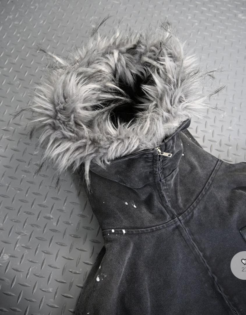 L2205　ウォッシュドファージャケットM　地底人ONLINE