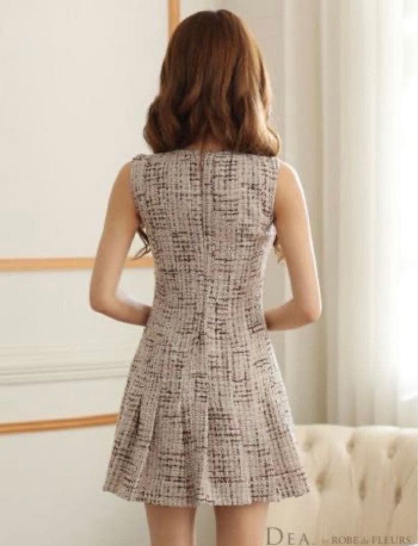 k*i様 【DEA.by ROBE de FLEURS】ツイードタイトミニ キャ