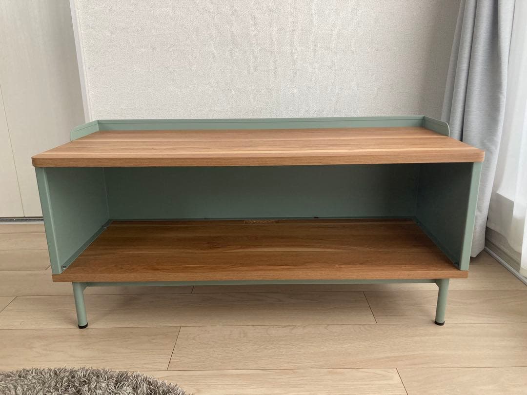 テレビボード　メタル×ウッド　幅89