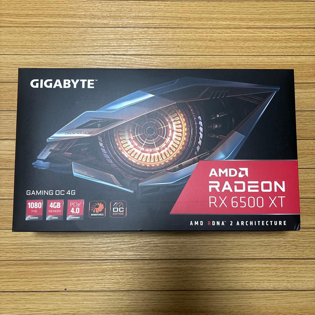 グラフィックボード・グラボ・ビデオカード RX 6500 XT 4GB OC GIGABYTE