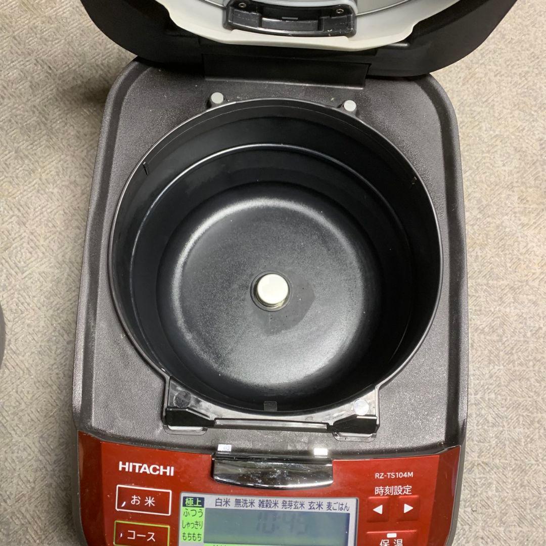 K657 HITACHI 日立 炊飯器 圧力 スチーム RZ-TS104M