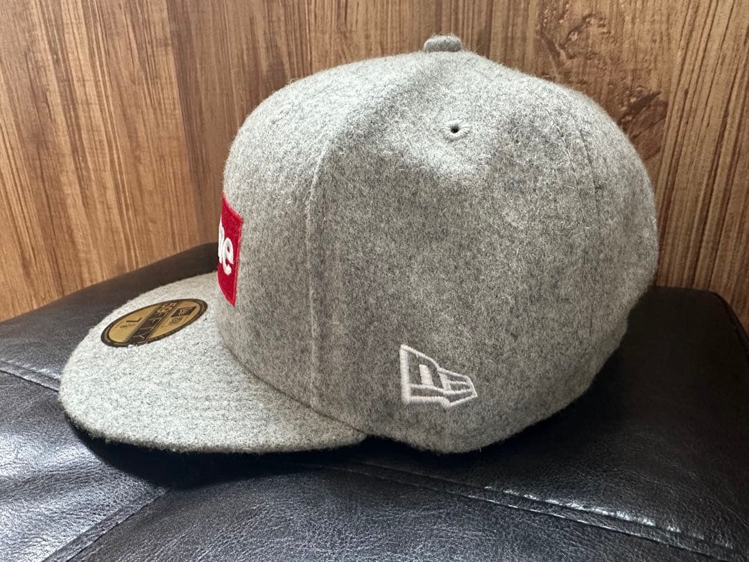 Supreme 59FIFTY グレーキャップ 7 1/8 キッズサイズ
