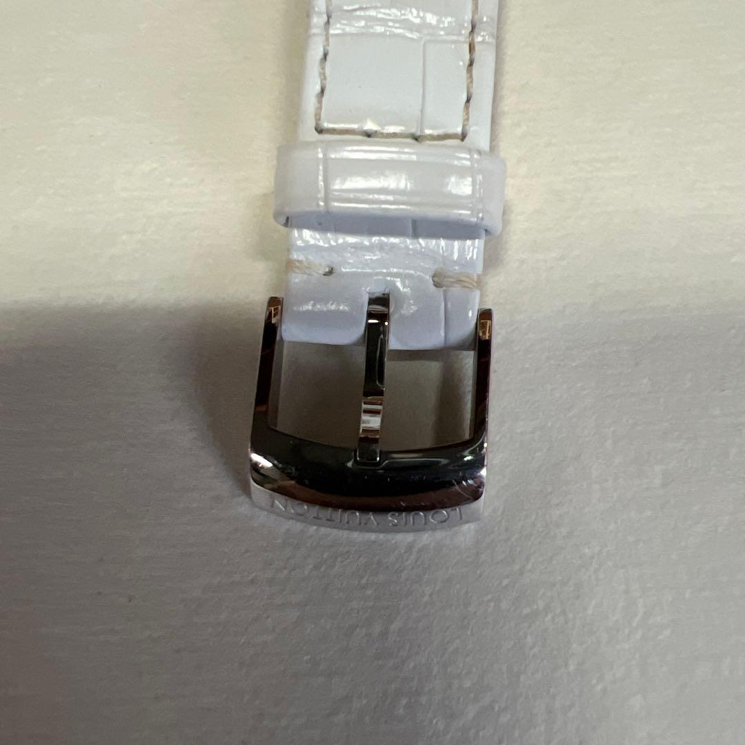 ルイヴィトン　時計ベルト　Sサイズ　アリゲーター　ホワイト