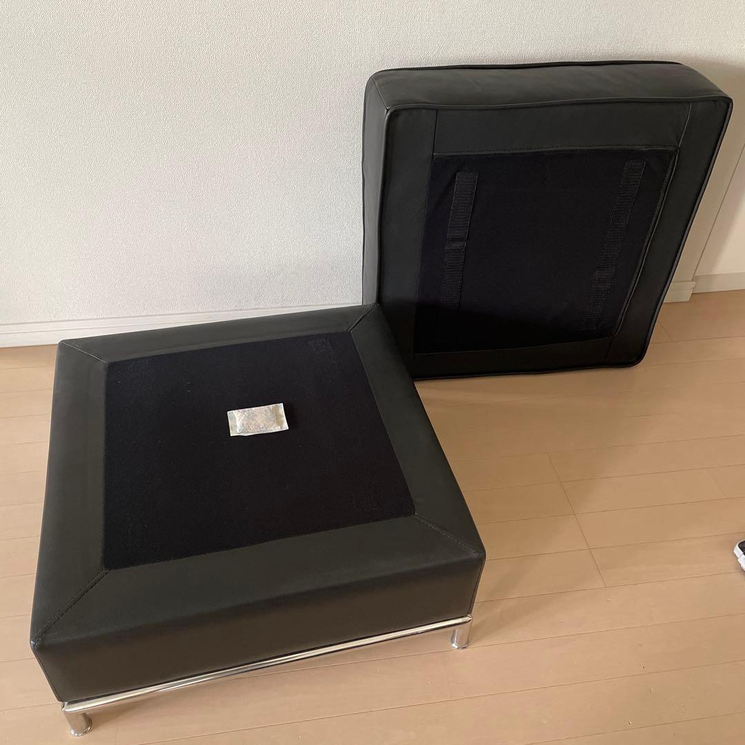 クラスティーナ ウルティマ ULTIMA オットマン ブラック ソファ