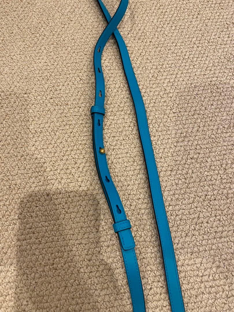 新品未使用⭐︎TODS スマホショルダー　モバイルフォンホルダー　ブルーレザー