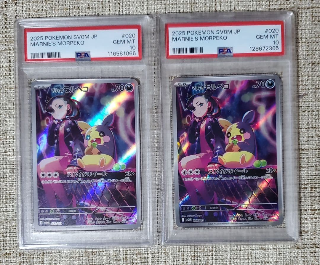 【PSA10】マリィのモルペコ AR 020/019 2枚セット