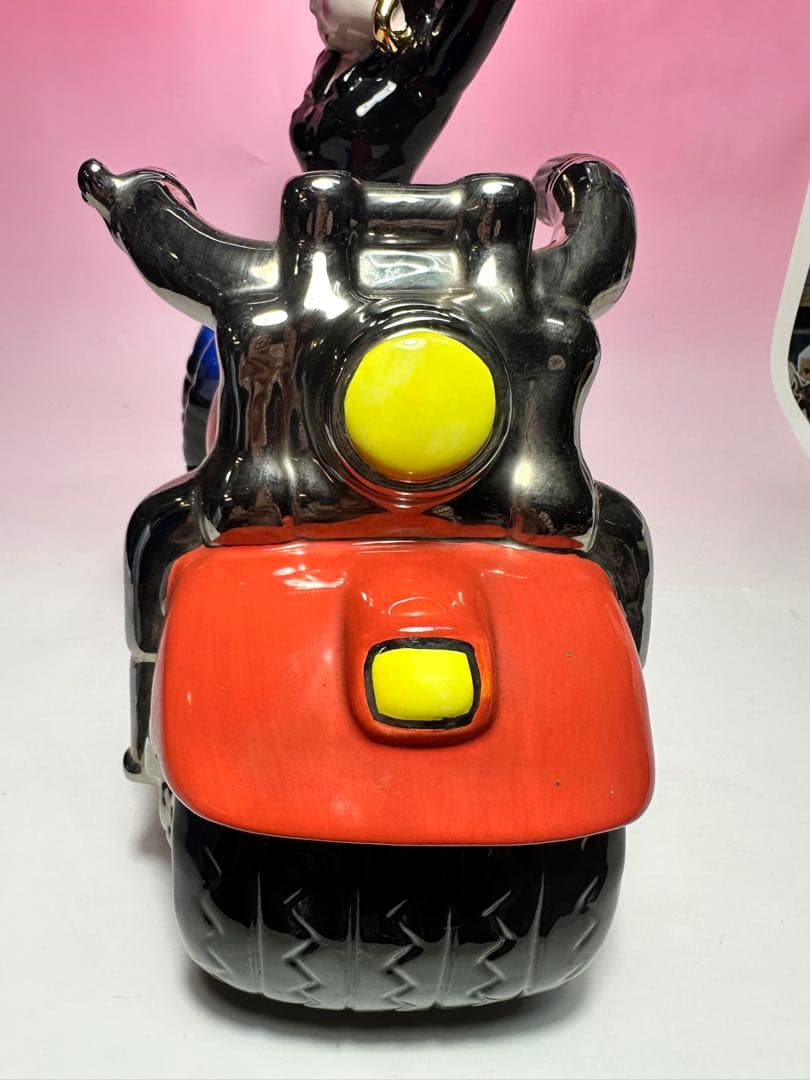 超希少 ベティ・ブープ Betty Boop バイク クッキージャー 外国製