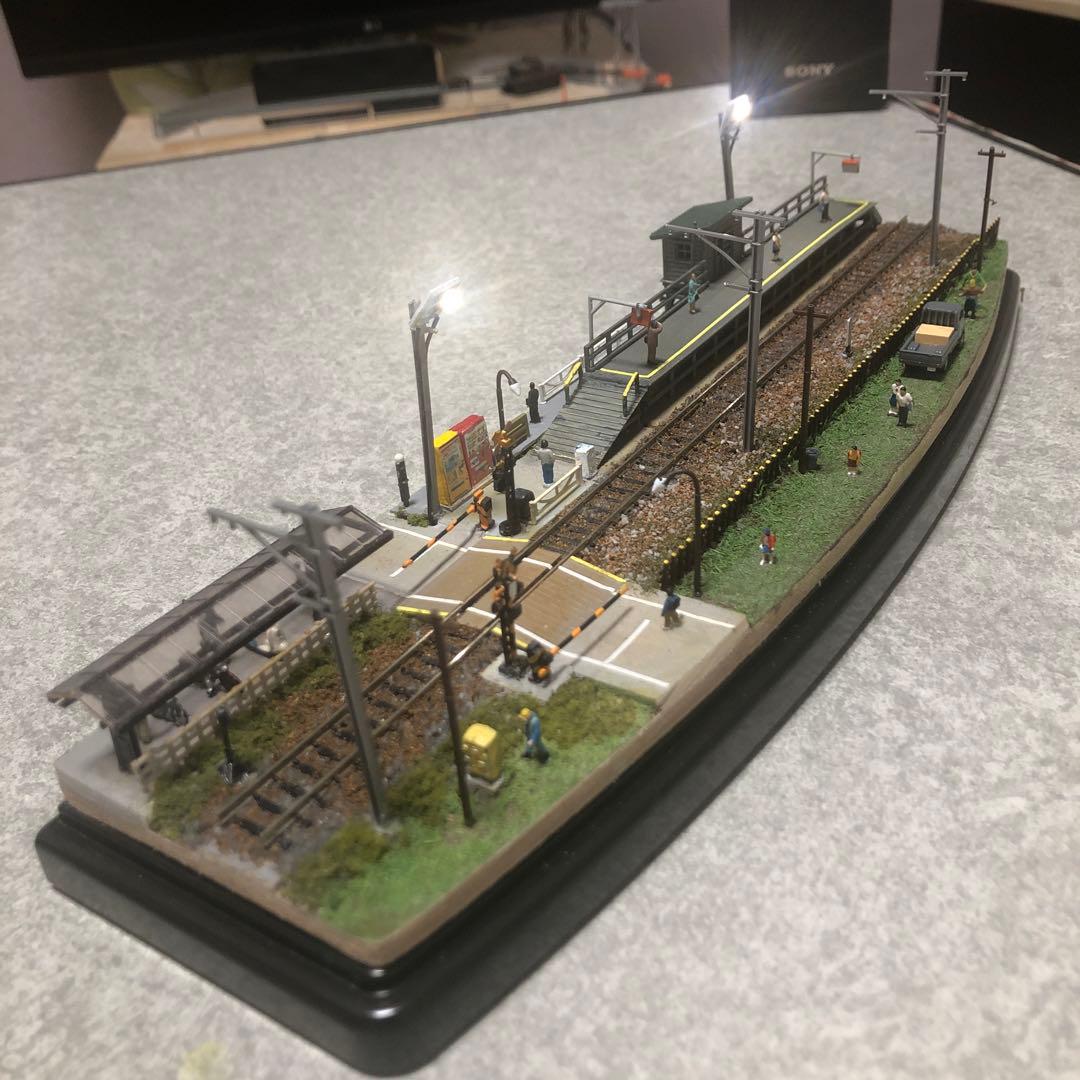 Nゲージ ローカル駅ジオラマ