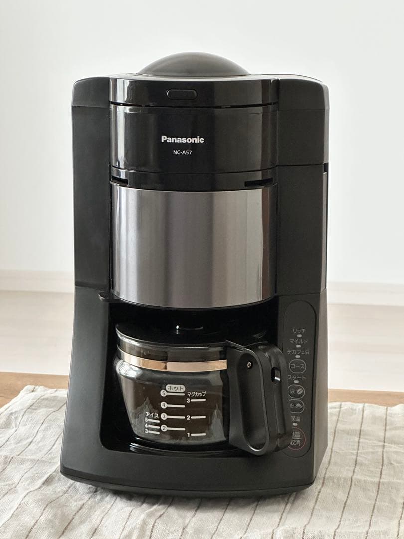 Panasonic NC-A57 コーヒーメーカー ブラック