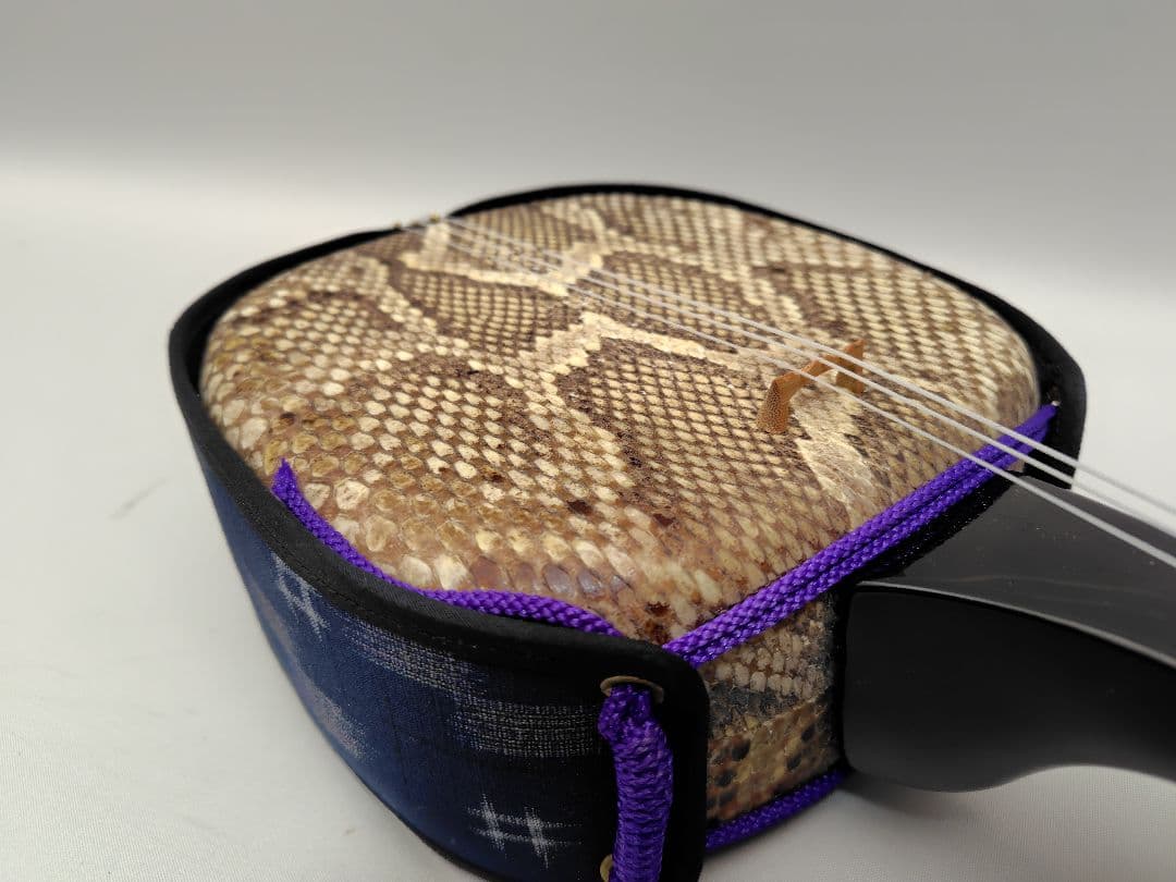 C062 沖縄三線 本蛇皮張り 付属品セット