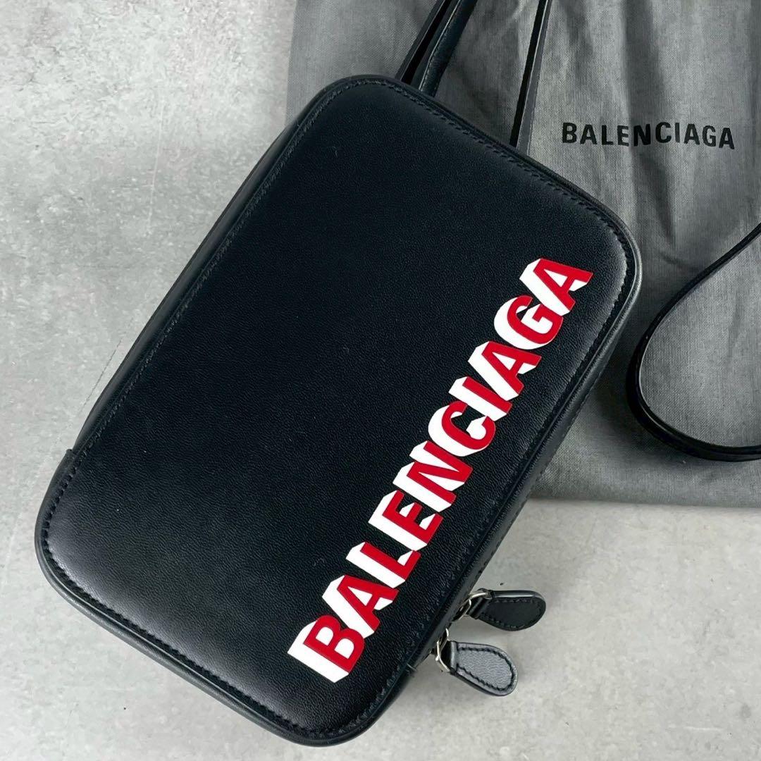 【ほぼ新品】付属品付き バレンシアガ キャッシュ ジップ フォンホルダー 肩掛け