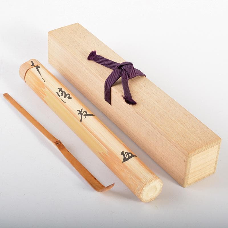 うーたちゃん　宗春作　茶杓　前大徳小林太玄書付　共筒共箱　C　5989