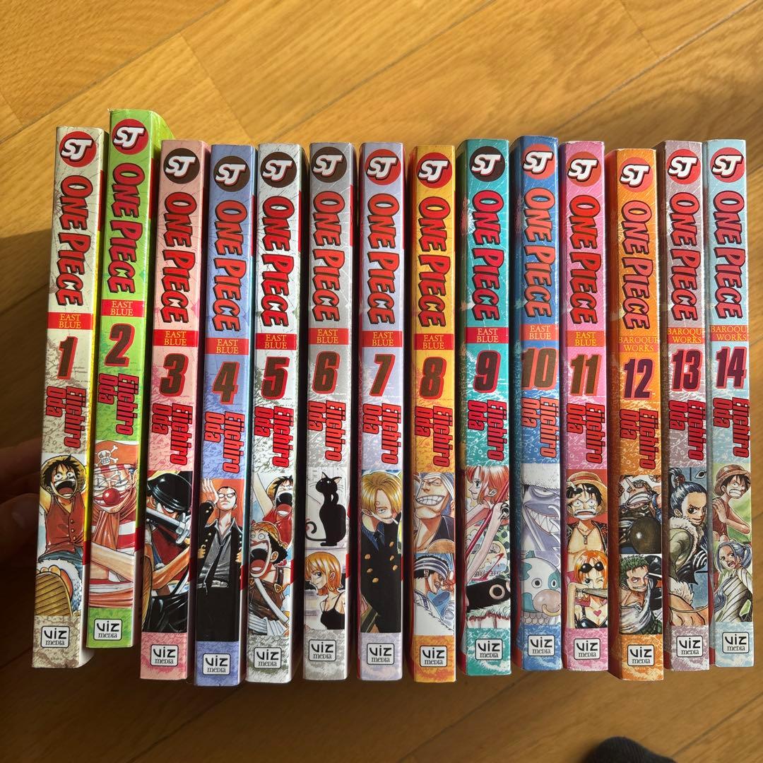 ワンピース 英語版 1〜14巻 ONE PIECE