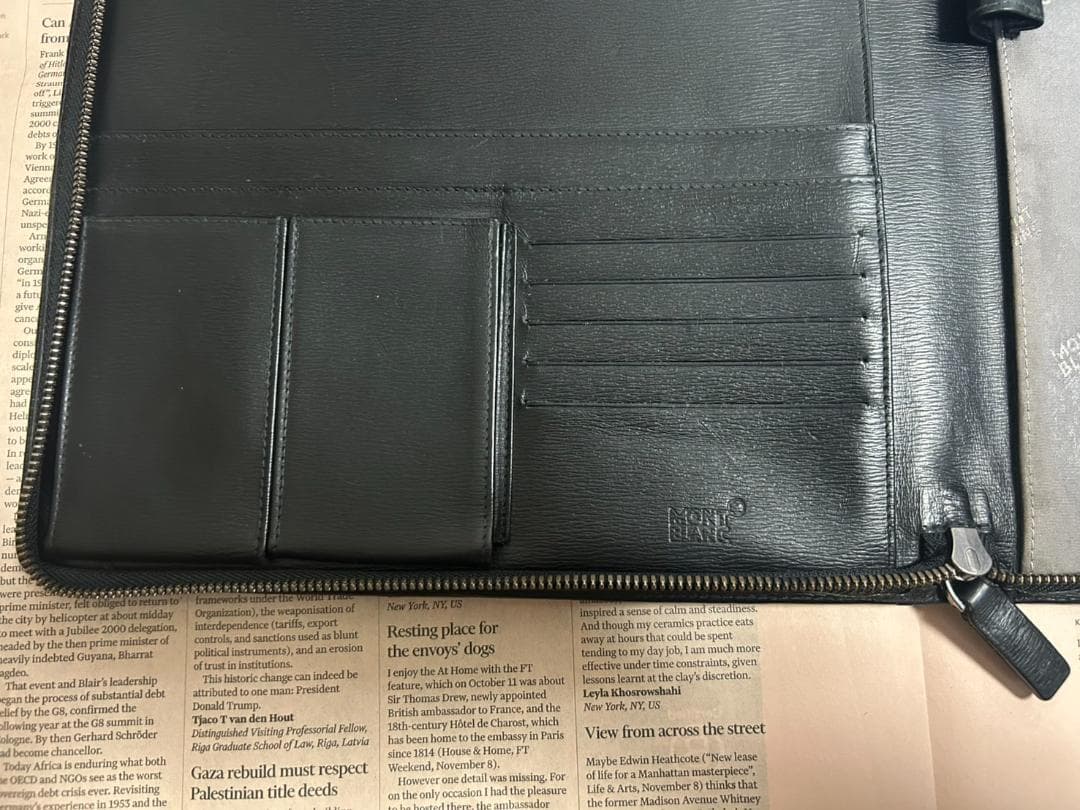 MONTBLANC（モンブラン）ファイルケース ブラック / ビジネス用