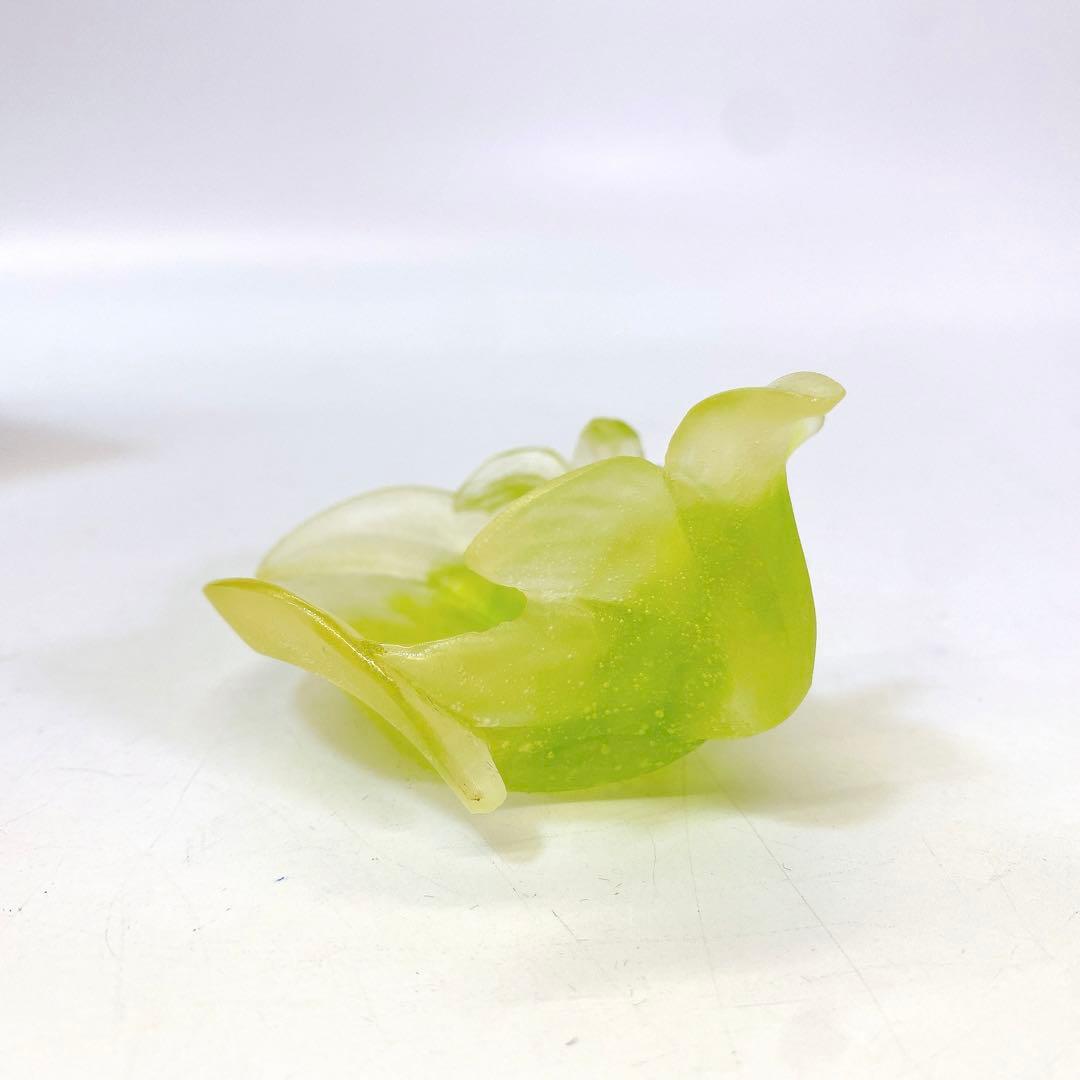 3645 未使用 Daum ドーム パートフォヴェール ガラス クリスタル