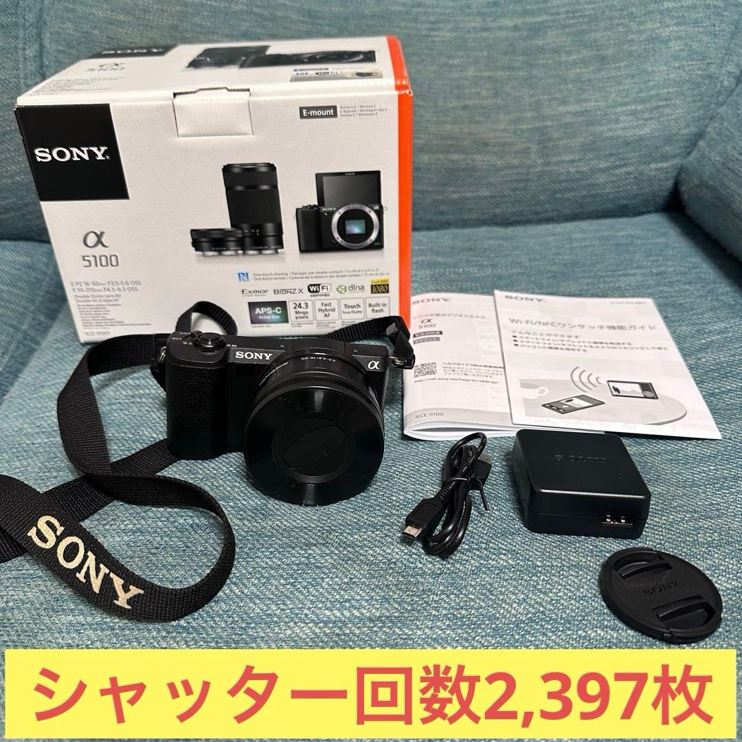 【美品】SONY α5100 ミラーレス一眼 カメラ