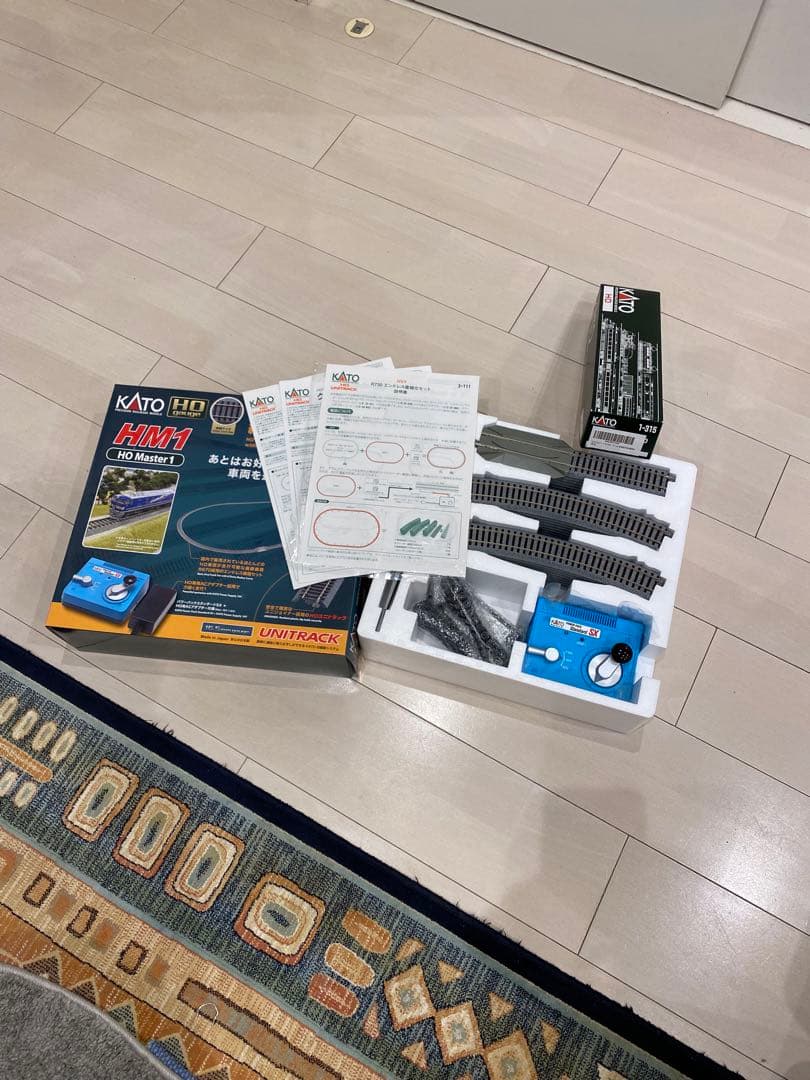 HOゲージ　HM1 3-105 EF510 500 JR貨物色(青) セット販売