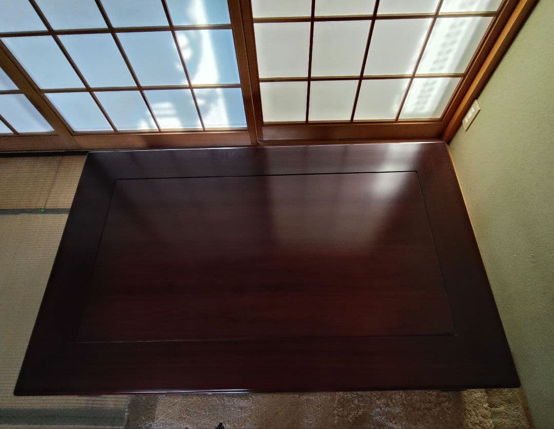 紫檀　座卓　 130×85×34 cm