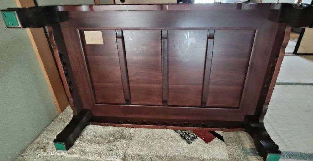 紫檀　座卓　 130×85×34 cm