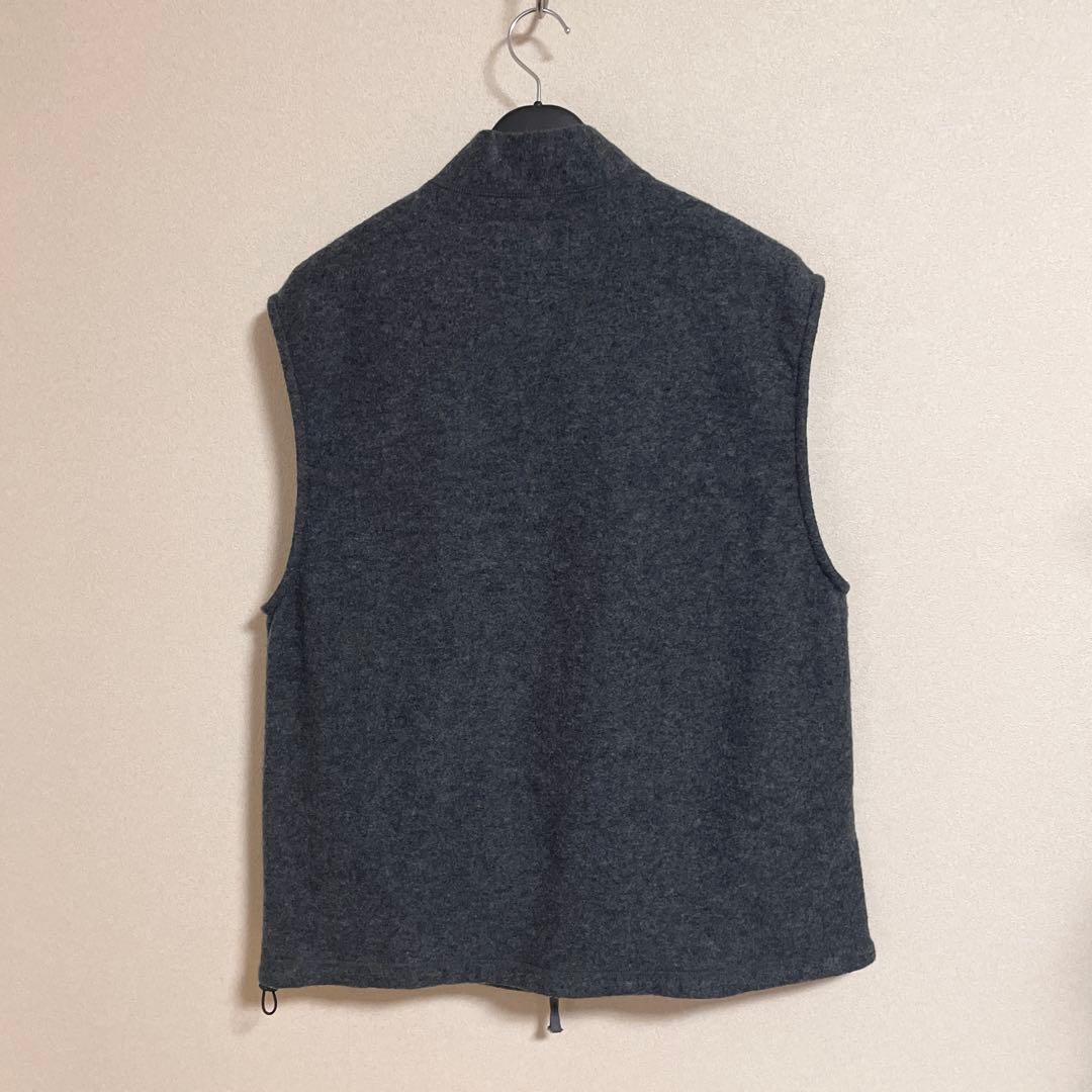 Still By Hand ウールパイルフリースベスト VE02233 グレー