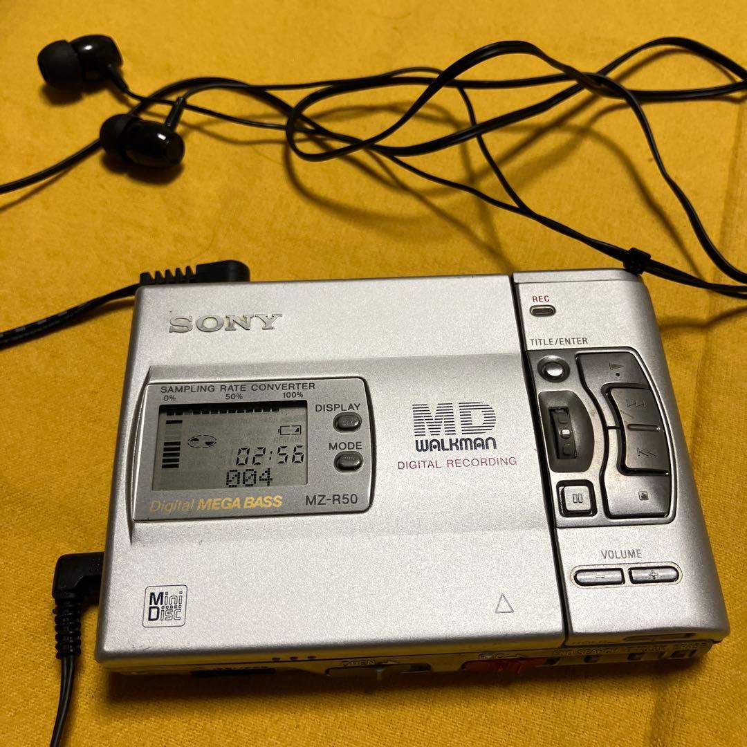 marty品、SONY MZ-R50 ポータブルMDレコーダー