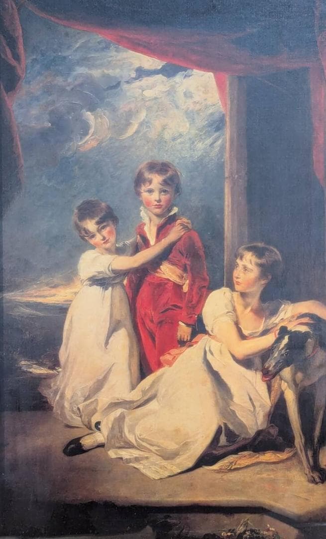 【真作】【複製】複製画　トーマス・ローレンス　フライダー家の子供たち　V97