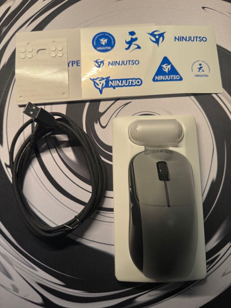 マウス・トラックボール Ninjutso Ten Wireless Gaming Mouse Black