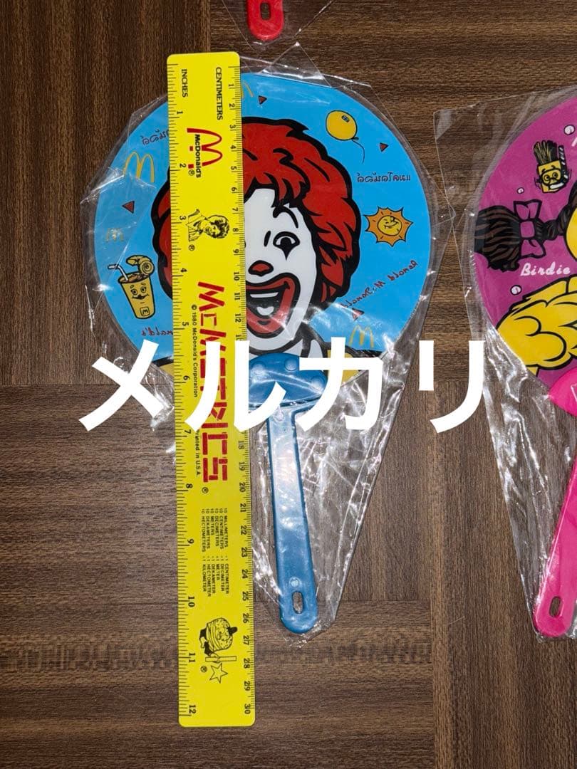 海外 タイ マクドナルド ヴィンテージ プラ うちわ ディスプレイ 激レア