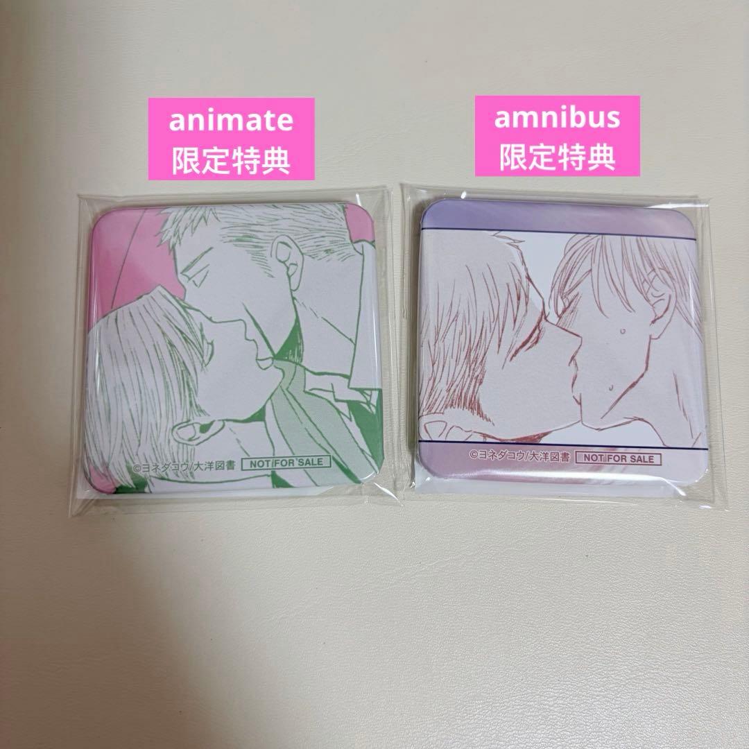 囀る鳥は羽ばたかない スクエア缶バッジ AMNIBUSアニメイト限定特典