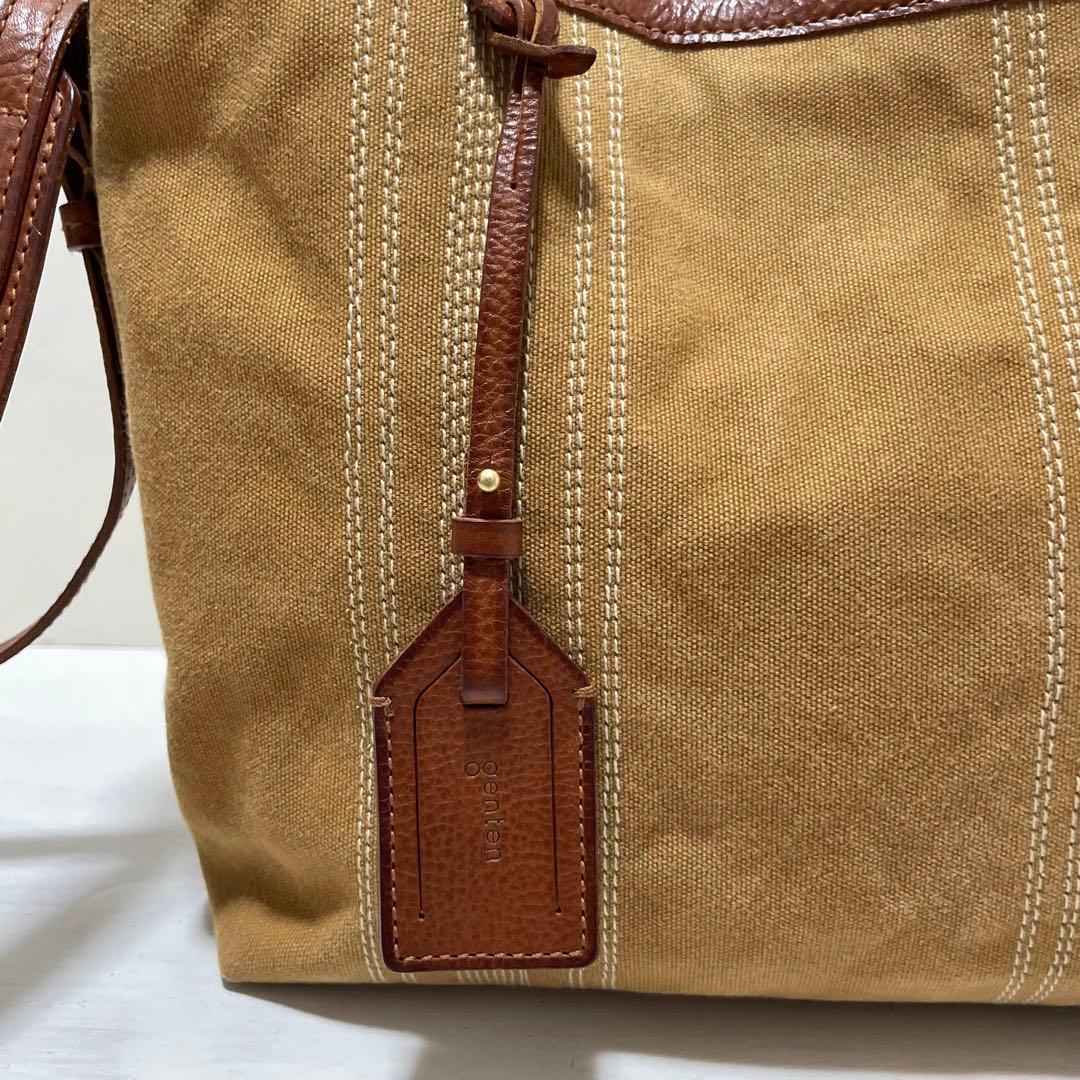 genten ミモザベーシック ショルダーバッグ