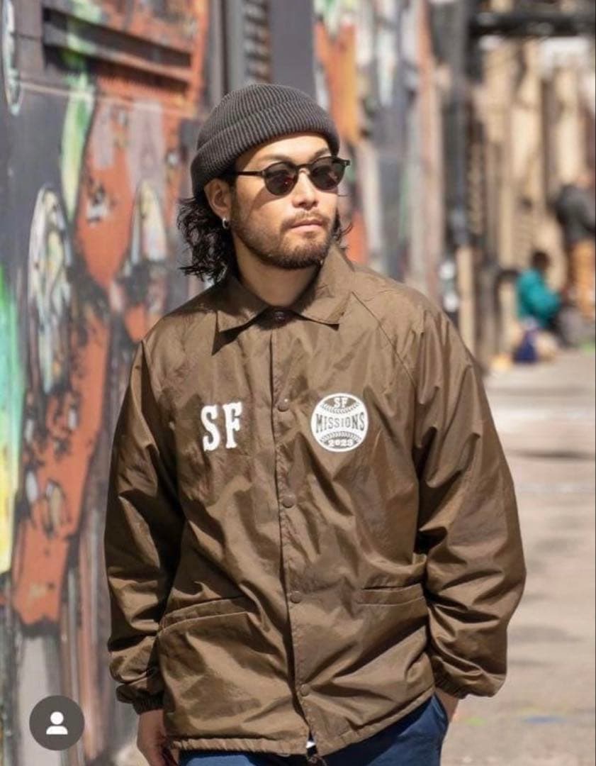 MISSION DISTRICT コーチジャケット ネイティブジャパニーズ