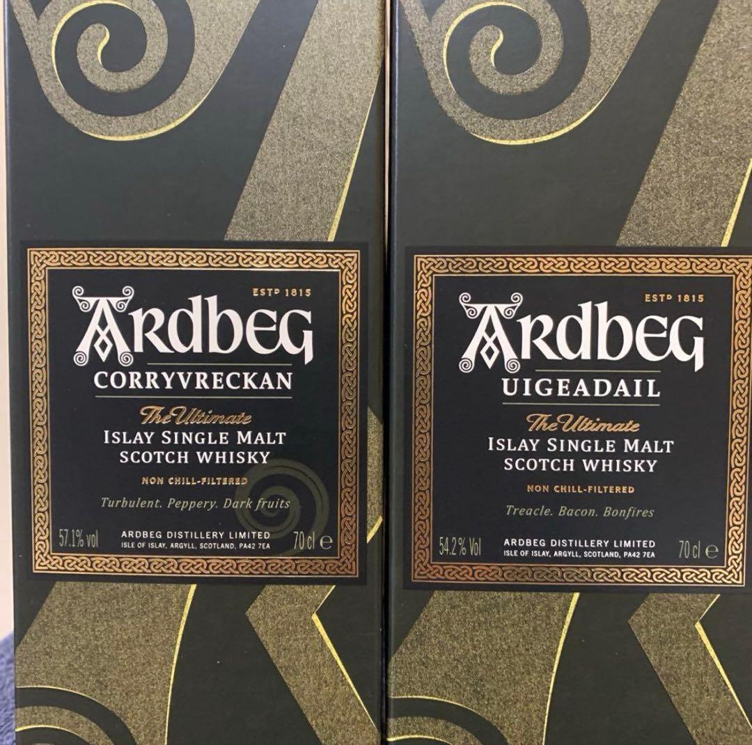 Ardbeg Corryvreckan & Uigeadail 2本セット