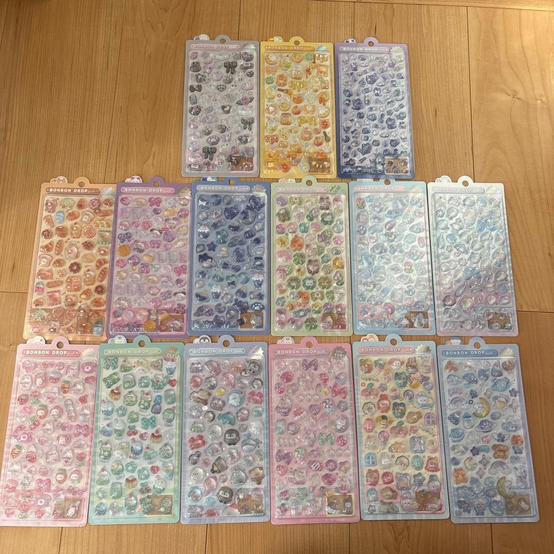 ボンボンドロップシール　15種セット
