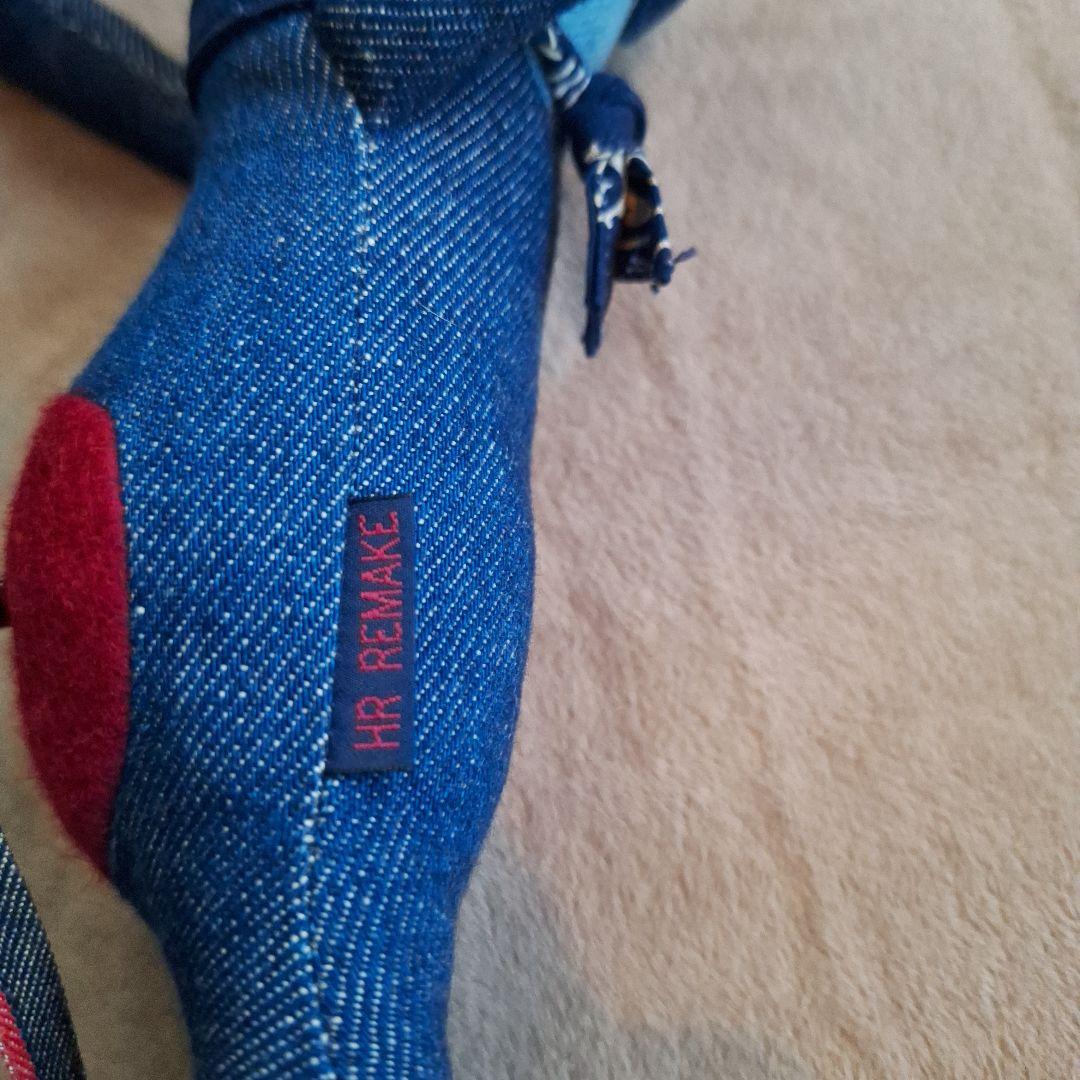 ハリウッドランチマーケット干支　さるデニム　ターコイBLUEBLUE 聖林公司