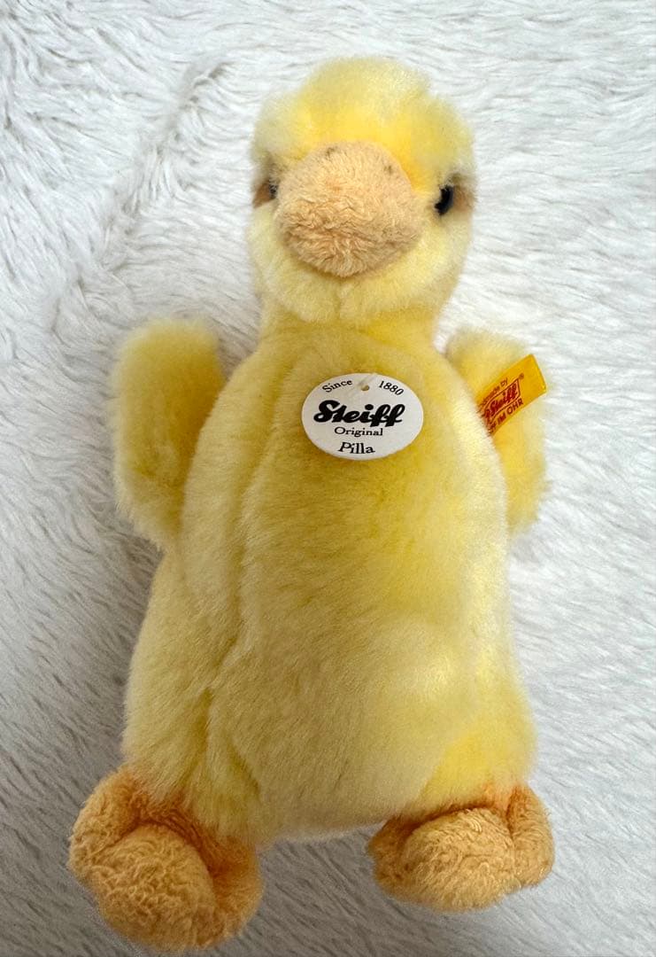 シュタイフ アヒル ひよこ ピラ ぬいぐるみ