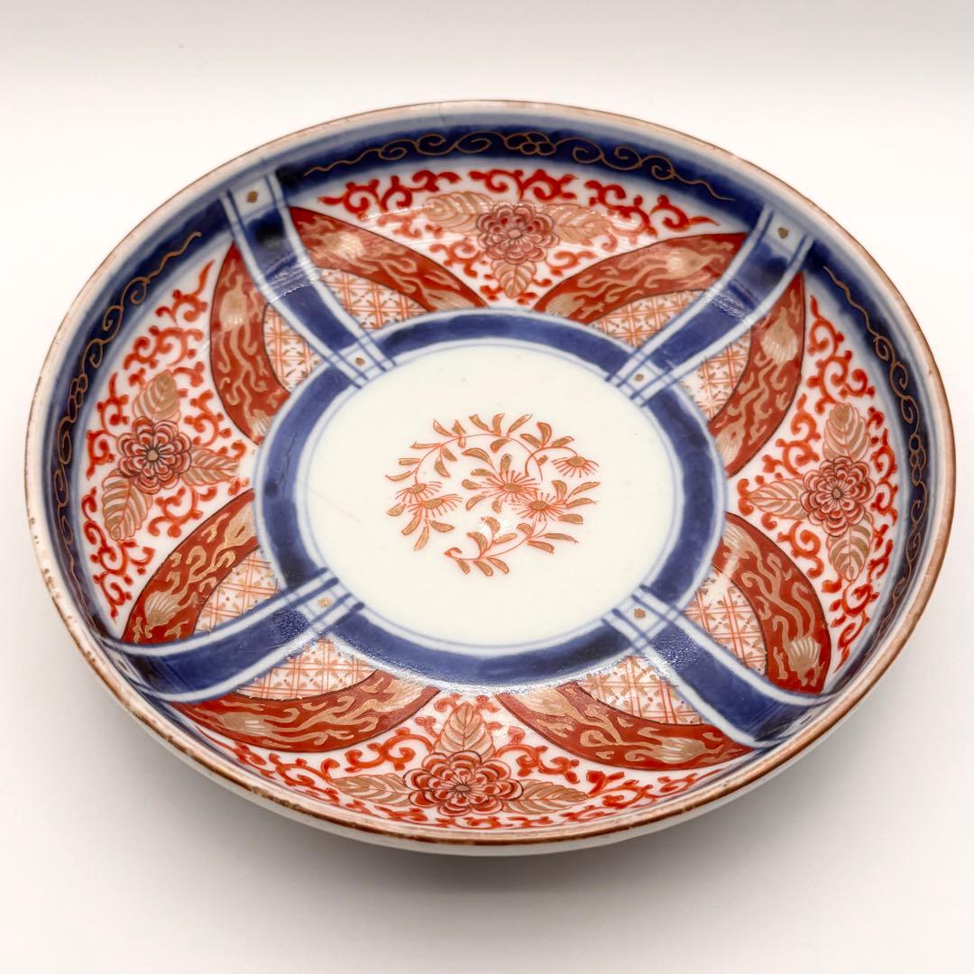 古伊万里 中皿 6枚セット 伊万里焼 花柄 銘々皿