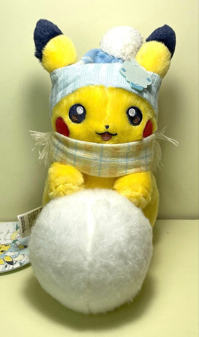 ポケモン ぬいぐるみ 雪だるま ポケモンセンター限定 ピカチュウ