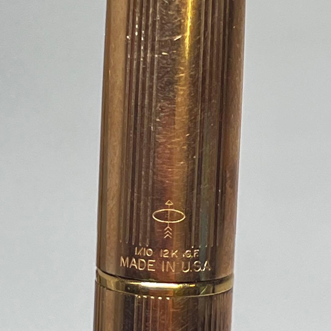 PARKER パーカー 45 万年筆 ゴールドボディー 12K
