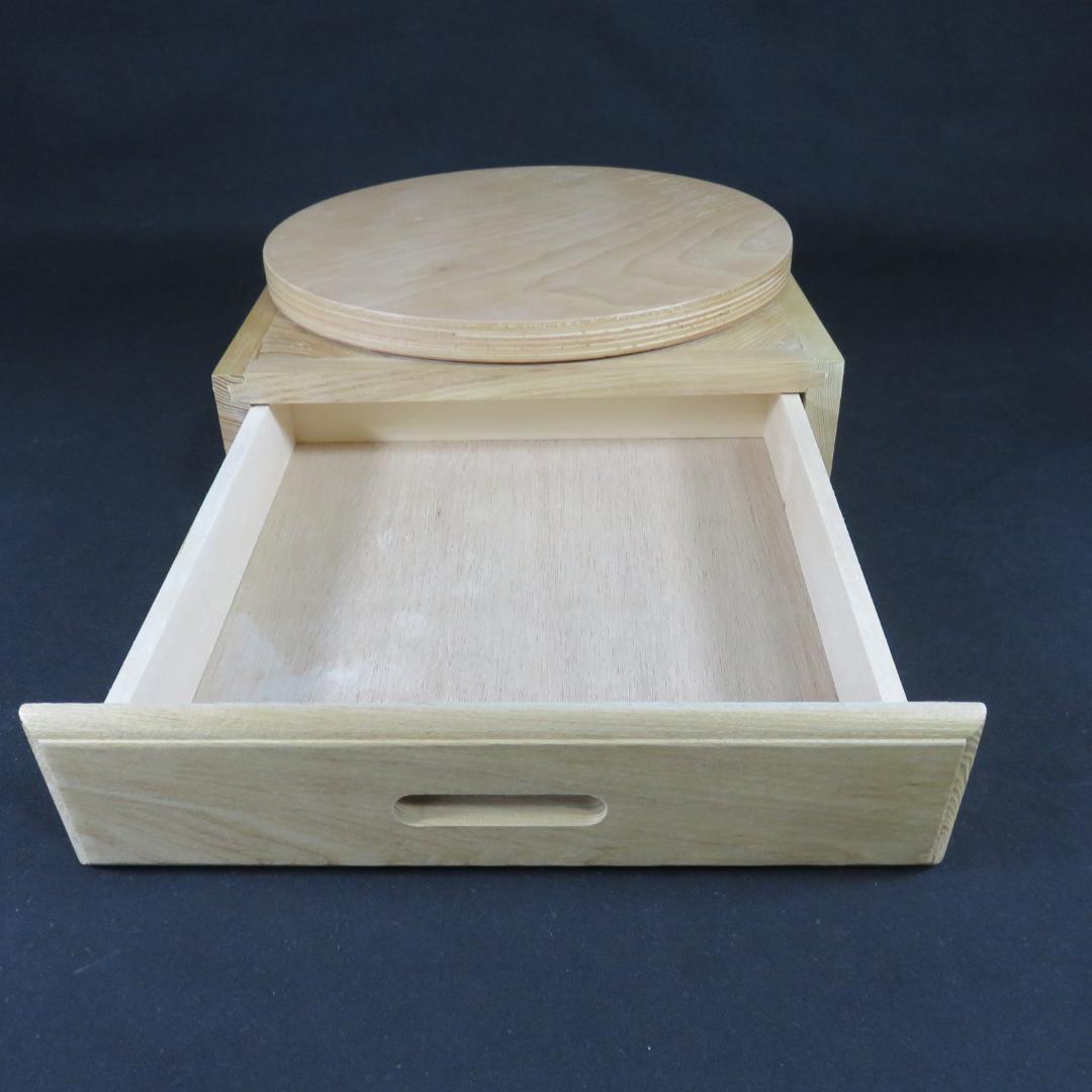 回転台 美品 木製 茶道具 灰道具 風炉用 灰形作り
