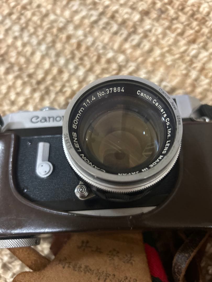 Canon P レンジファインダーカメラ 50mmレンズ付き